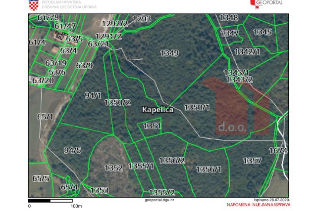 Land, 38478 m2, For Sale, Labin - Kapelica